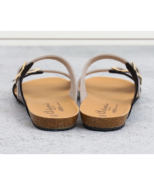 PLAKTON（プラクトン）の「【PLAKTON】別注ダブルベルトサンダル（サンダル・レディース・シルバー/ゴールド・L/M/S）」の7枚目の写真