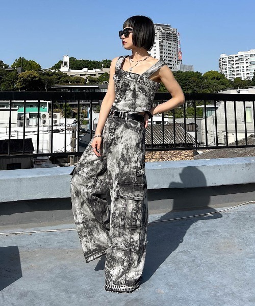 PAGEBOY（ページボーイ）の「クラウドブリーチリメイクビスチェ（ベスト・レディース・ブルー/ブラック・FREE）」の6枚目の写真