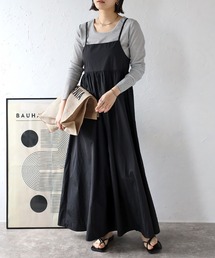 Bonjour Sagan | ナイロンレースアップキャミワンピース(ワンピース)