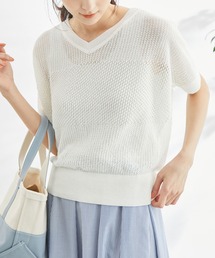 ROPE' PICNIC | ERI SILK 透かしドルマンニットプルオーバー(ニット/セーター)