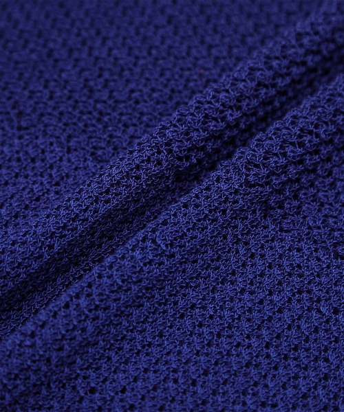 ROPE' PICNIC（ロペピクニック）の「ERI SILK 透かしドルマンニットプルオーバー（ニット/セーター・レディース・ブラック/ホワイト/ブルー・38）」の12枚目の写真