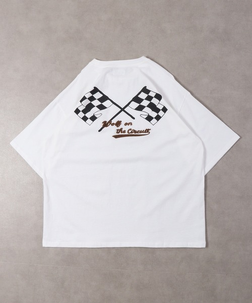 【ルーズシルエット】D&G ロゴプリント コットン Tシャツ cussil tシャツ 「cussil/クシル」ルーズシルエットガーメント