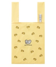 MOTTERU/ねずみのANDYクルリトデイリーバッグ総柄チーズ