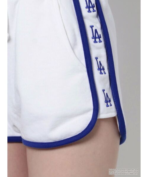 GYDA（ジェイダ）の「GYDA [MLB] サイドLOGOスウェットショートパンツ（スウェットパンツ・レディース・グレー/オフホワイト/ブラック・FREE）」の17枚目の写真