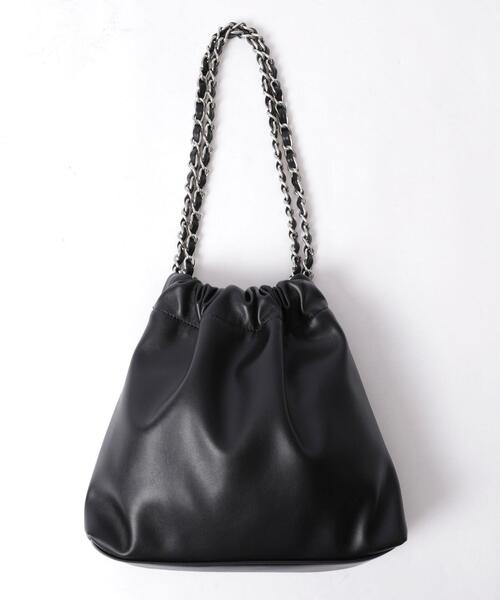 coen（コーエン）の「チェーン巾着バッグ（ハンドバッグ・レディース・ブラック/シルバー・FREE）」の20枚目の写真