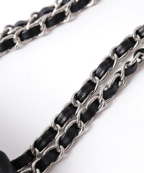 coen（コーエン）の「チェーン巾着バッグ（ハンドバッグ・レディース・ブラック/シルバー・FREE）」の10枚目の写真