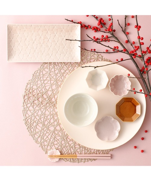美濃焼 豆鉢 花 ピンク（食器）｜Francfranc（フランフラン）の