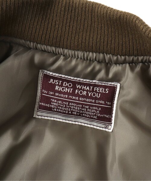 BREEZE（ブリーズ）の「中綿MA-1ブルゾン（MA-1・キッズ・カーキ・80/90/110/130/140/120/100）」の11枚目の写真