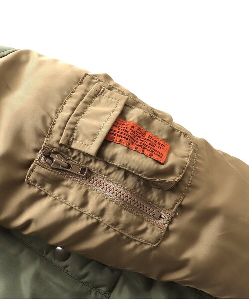 BREEZE（ブリーズ）の「中綿MA-1ブルゾン（MA-1・キッズ・カーキ・80/90/110/130/140/120/100）」の12枚目の写真