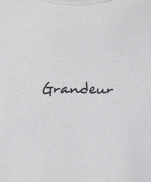 ABAHOUSE GRAY(アバハウスグレイ)の「【Grandeur】シルキーダンボール ロゴ 長袖 Tシャツ(Tシャツ/カットソー・メンズ・グレイッシュベージュ/ホワイト/グリーン/ネイビー/スモークピンク・46/48)」の16枚目の写真