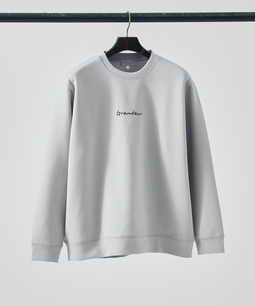 ABAHOUSE GRAY(アバハウスグレイ)の「【Grandeur】シルキーダンボール ロゴ 長袖 Tシャツ(Tシャツ/カットソー・メンズ・グレイッシュベージュ/ホワイト/グリーン/ネイビー/スモークピンク・46/48)」の17枚目の写真
