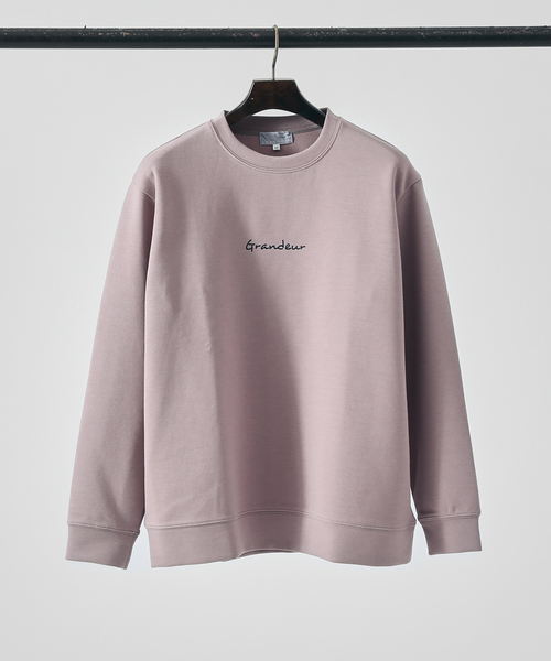 ABAHOUSE GRAY(アバハウスグレイ)の「【Grandeur】シルキーダンボール ロゴ 長袖 Tシャツ(Tシャツ/カットソー・メンズ・グレイッシュベージュ/ホワイト/グリーン/ネイビー/スモークピンク・46/48)」の21枚目の写真
