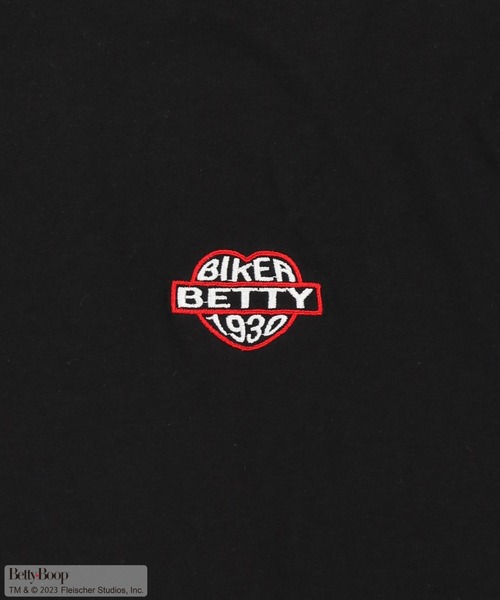 BETTY BOOP(ベティ・ブープ)の「【ベティーコレクション】バックプリント長袖Tシャツ(Tシャツ/カットソー・レディース・オフホワイト/ブラック/スミクロ・ONESIZE)」の10枚目の写真
