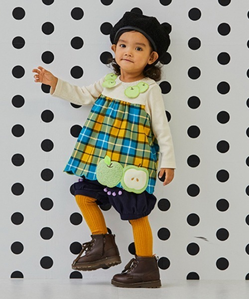 897*ベイビーチアー ハンバーガートレーナー&ポテトパンツ baby cheer(ベイビーチアー)の「ぶどうショートパンツ