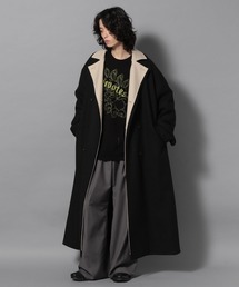 Anui | 【UNISEX】レイヤードウールコート(その他アウター)