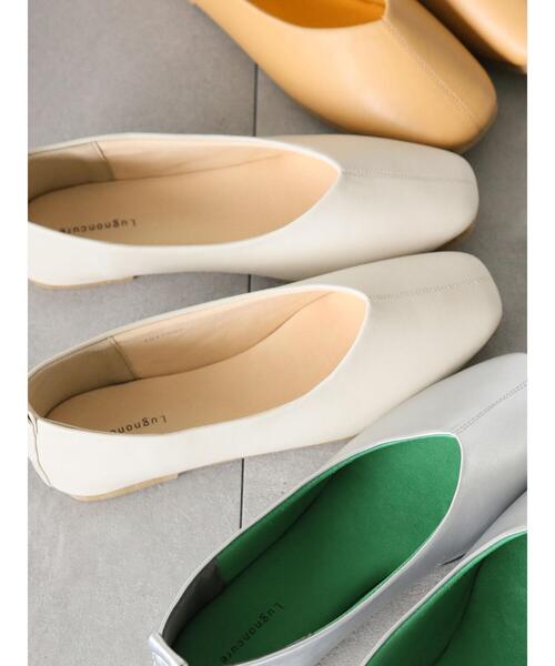 Lugnoncure（ルノンキュール）の「柔らかフラットシューズ（その他シューズ・レディース・ベージュ/オフホワイト/シルバー/ブラック・L/M）」の12枚目の写真