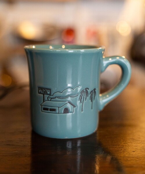 FREAK'S STORE（フリークスストア）の「OGAWA YOHEIアート マグカップ 280ml（グラス/マグカップ/タンブラー・メンズ・ベージュ/サックスブルー・ONE SIZE）」の11枚目の写真