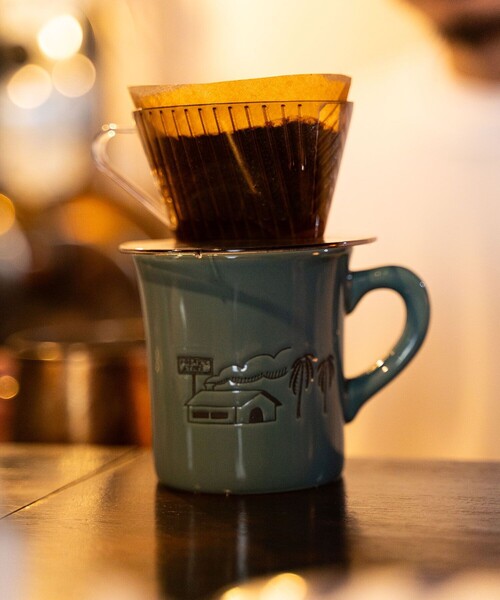 FREAK'S STORE（フリークスストア）の「OGAWA YOHEIアート マグカップ 280ml（グラス/マグカップ/タンブラー・メンズ・ベージュ/サックスブルー・ONE SIZE）」の13枚目の写真