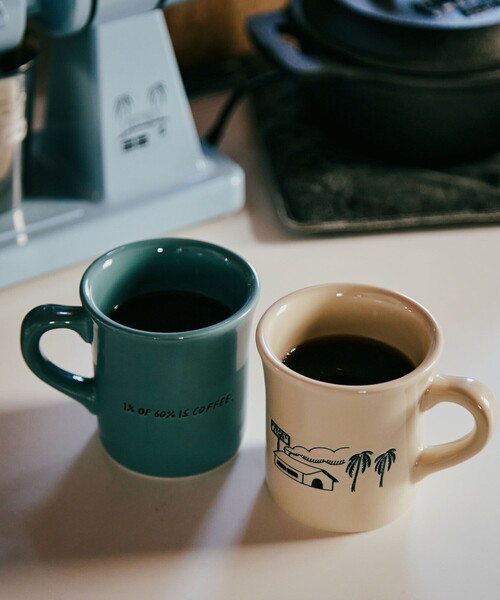 FREAK'S STORE（フリークスストア）の「OGAWA YOHEIアート マグカップ 280ml（グラス/マグカップ/タンブラー・メンズ・ベージュ/サックスブルー・ONE SIZE）」の17枚目の写真