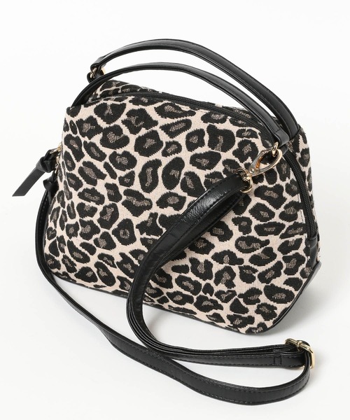 GLOBAL WORK(グローバルワーク)の「スぺ軽お財布ショルダー/一部店舗限定/973091(ショルダーバッグ・レディース・ブラック/アイボリー/レオパード・FREE)」の9枚目の写真