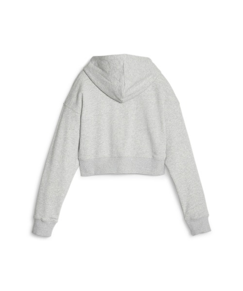 PUMA（プーマ）の「PUMA プーマ ウィメンズ CLASSICS クロップド フーディー TR（スウェット・レディース・ブラック/ライトグレー・LARGE/MEDIUM/X-SMALL/SMALL）」の6枚目の写真