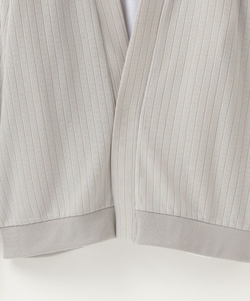 Mossimo（モッシモ）の「MOSSIMO（モッシモ）針抜きカーデ　ロンTセット アンサンブル（Tシャツ/カットソー・メンズ・グレー系その他/ブラック・M/XL/L）」の6枚目の写真