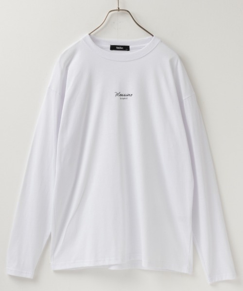 Mossimo（モッシモ）の「MOSSIMO（モッシモ）針抜きカーデ　ロンTセット アンサンブル（Tシャツ/カットソー・メンズ・グレー系その他/ブラック・M/XL/L）」の7枚目の写真