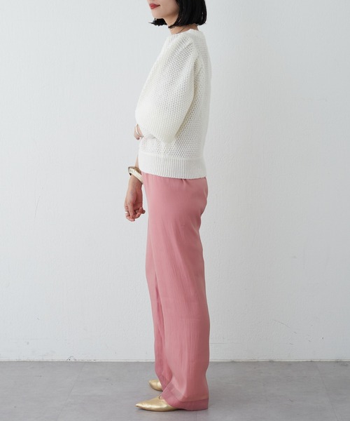 SHENERY（シーナリー）の「ポップコーンニットプルオーバー（ニット/セーター・レディース・ブラック/ピンク/オフホワイト・FREE）」の17枚目の写真