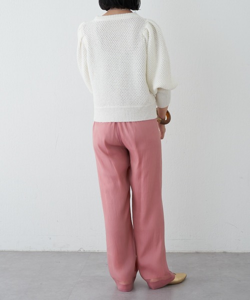 SHENERY（シーナリー）の「ポップコーンニットプルオーバー（ニット/セーター・レディース・ブラック/ピンク/オフホワイト・FREE）」の19枚目の写真