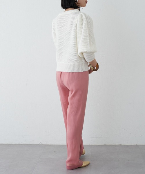 SHENERY（シーナリー）の「ポップコーンニットプルオーバー（ニット/セーター・レディース・ブラック/ピンク/オフホワイト・FREE）」の20枚目の写真