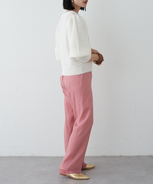 SHENERY（シーナリー）の「ポップコーンニットプルオーバー（ニット/セーター・レディース・ブラック/ピンク/オフホワイト・FREE）」の21枚目の写真