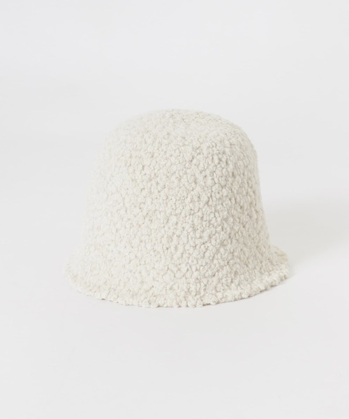 SMELLY(スメリー)の「モコモコクローシュハット(ハット・レディース・キャメル/アイボリー/ブラック・-)」の10枚目の写真