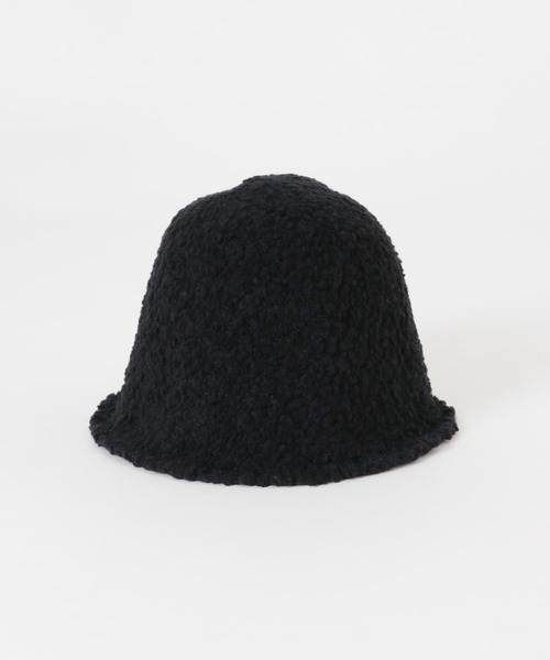 SMELLY(スメリー)の「モコモコクローシュハット(ハット・レディース・キャメル/アイボリー/ブラック・-)」の9枚目の写真