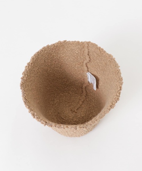 SMELLY(スメリー)の「モコモコクローシュハット(ハット・レディース・キャメル/アイボリー/ブラック・-)」の6枚目の写真