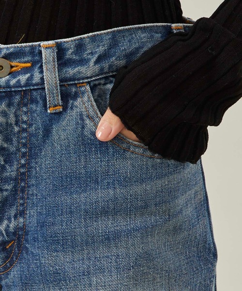 INSCRIRE（アンスクリア）の「【INSCRIRE/アンスクリア】002 Flare Denim/フレアデニム/ジーンズ/デニムパンツ（デニムパンツ・レディース・ブルー/ブラック・30inch/28inch/29inch）」の9枚目の写真