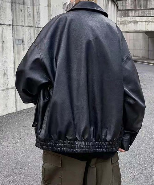 WESTSEA（ウエストシー）の「A-2ジャケット PUレザージャケット