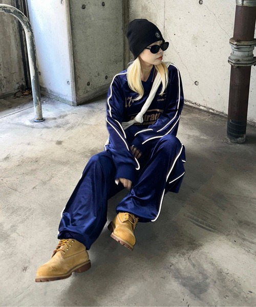 sedacle(セダクル)の「ベロアトラックパンツ【SETUP着用可能】(その他パンツ・メンズ・グレー/ネイビー・MEDIUM/LARGE)」の16枚目の写真