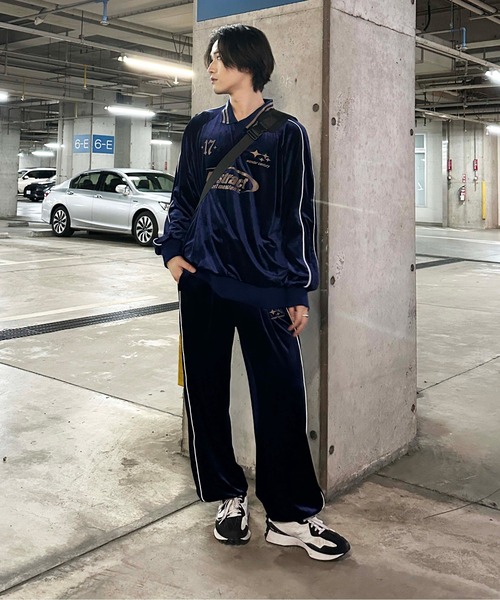 sedacle(セダクル)の「ベロアトラックパンツ【SETUP着用可能】(その他パンツ・メンズ・グレー/ネイビー・MEDIUM/LARGE)」の21枚目の写真