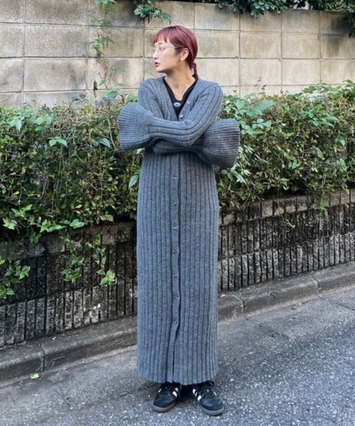 カーディガン Pokky lib knit cardigan レディース AMAIL（アマイル）の「Pokky lib knit cardigan（カーディガン
