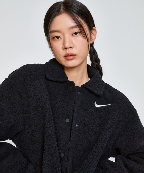 NIKE（ナイキ）の「ナイキ スポーツウェア ウィメンズ カラード ハイパイル ジャケット / Nike Sportswear Women's Collared High-Pile Jacket＜XS-2XL 展開＞（その他アウター・レディース・ブラック/ホワイト系その他2・L/M/S/XL/XS/2XL）」の22枚目の写真
