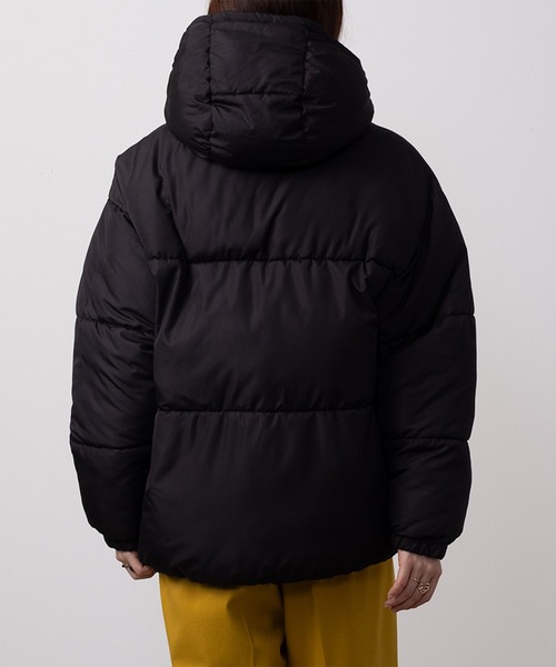 NAVY 撥水 フード取り外し 2WAY中綿 ジャケット アウター（ダウン