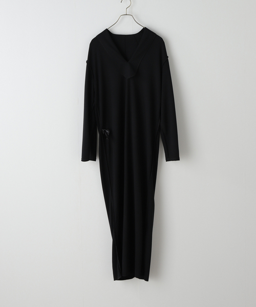 【完売品】タグ付き 24年　plage elegant jersey ドレス plage（プラージュ）の「jersey elegant ドレス（ワンピース