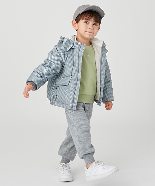 petit main（プティマイン）の「ダウンジャケット（ブルゾン・キッズ・ネイビー/グリーン/グレー/キャメル・130cm/80ｃｍ/110cm/100cm/90cm/120cm）」の11枚目の写真