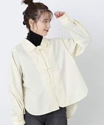 N.（N. Natural Beauty Basic） | ◆フロントリボンシャツ(シャツ/ブラウス)