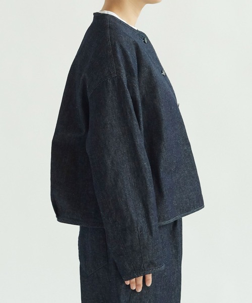 yuni（ユニ ）の「10oz デニム haori ジャケット 1701JK003241