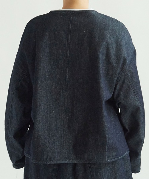 yuni（ユニ ）の「10oz デニム haori ジャケット 1701JK003241