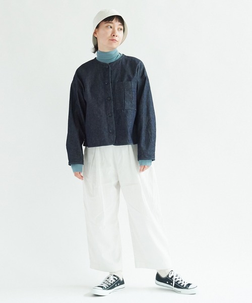10oz デニム haori ジャケット 1701JK003241を使った人気