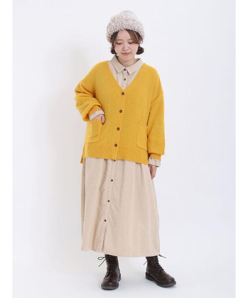 Samansa Mos2（サマンサ モスモス）の「モールニットワッチ（ハット・レディース・オフホワイト/ベージュ・F）」の7枚目の写真