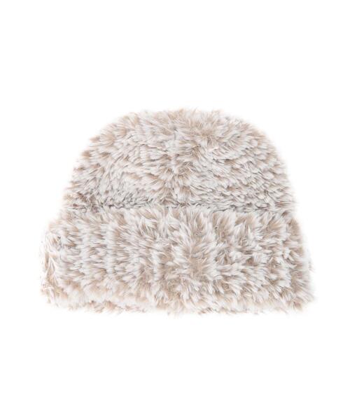 Samansa Mos2（サマンサ モスモス）の「モールニットワッチ（ハット・レディース・オフホワイト/ベージュ・F）」の13枚目の写真