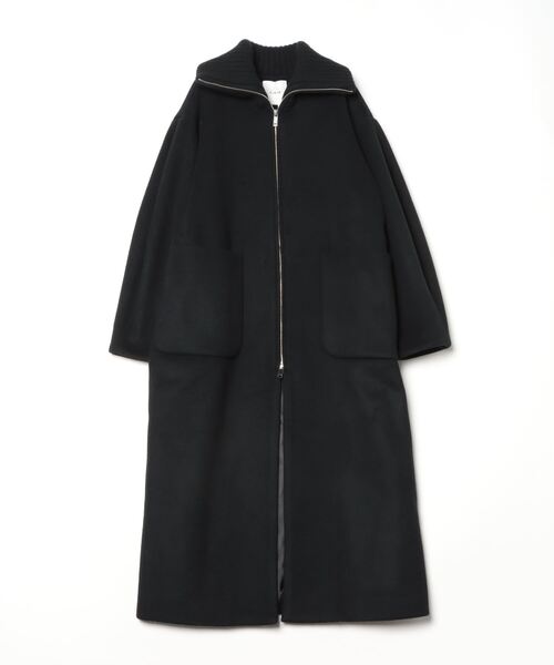 ジャケット・アウター CLANE RIB COLLAR WOOL LONG COAT 先行予約アイテムのRIB COLLAR WOOL LONG COAT♡ 事業部人気も